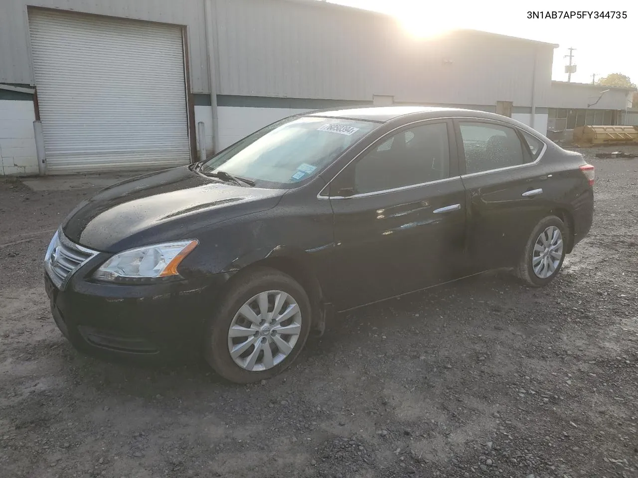 2015 Nissan Sentra S VIN: 3N1AB7AP5FY344735 Lot: 76050394