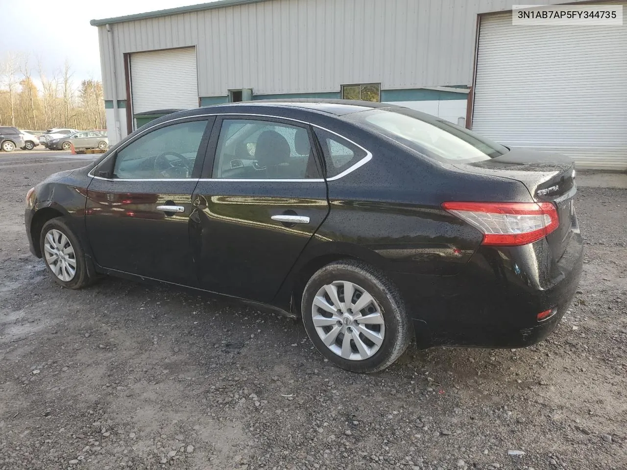 2015 Nissan Sentra S VIN: 3N1AB7AP5FY344735 Lot: 76050394