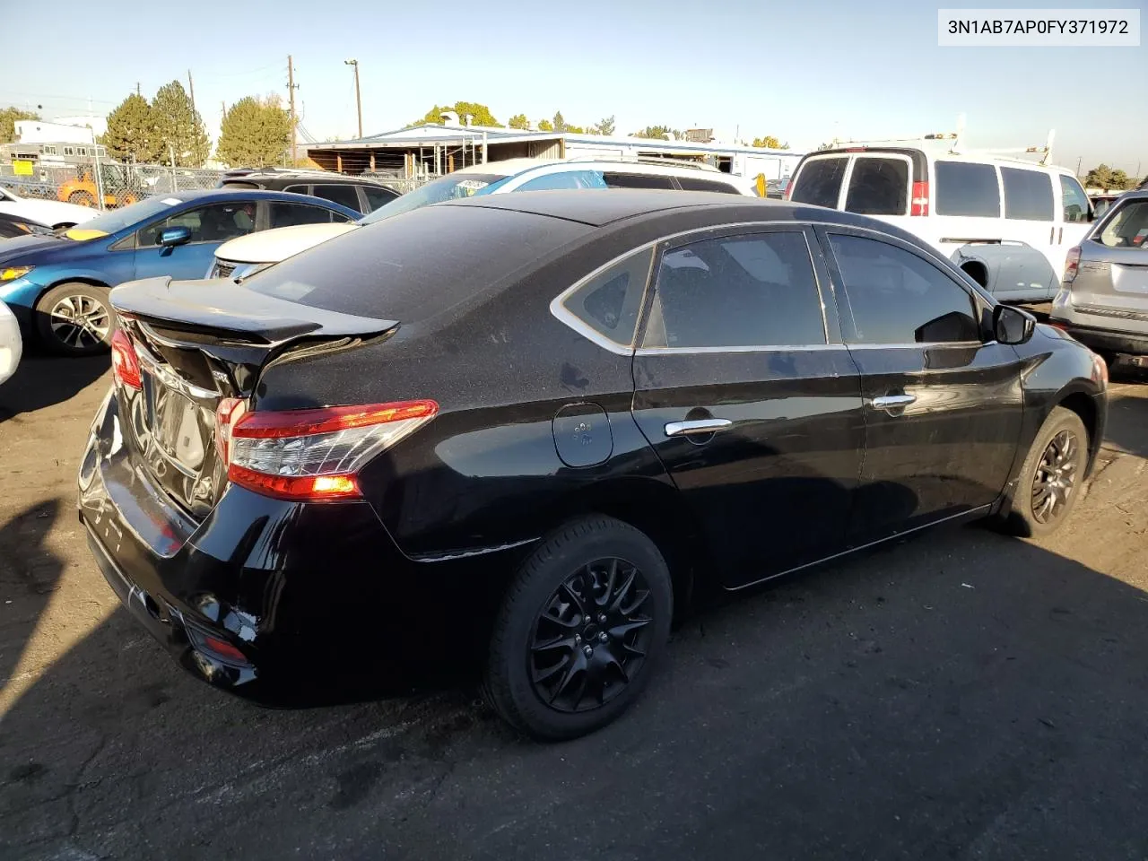 2015 Nissan Sentra S VIN: 3N1AB7AP0FY371972 Lot: 76326184