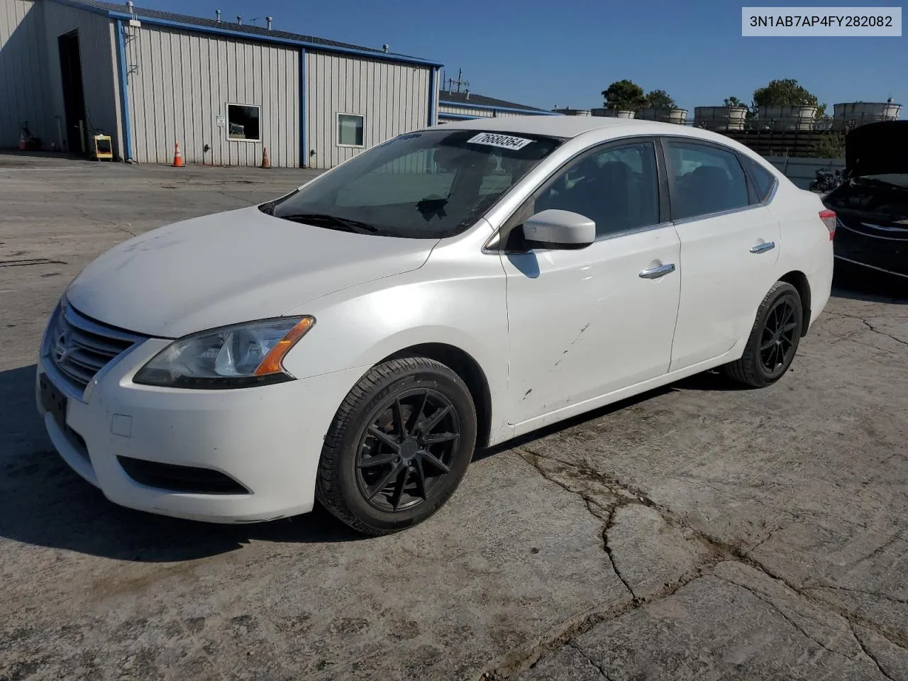 2015 Nissan Sentra S VIN: 3N1AB7AP4FY282082 Lot: 76680364