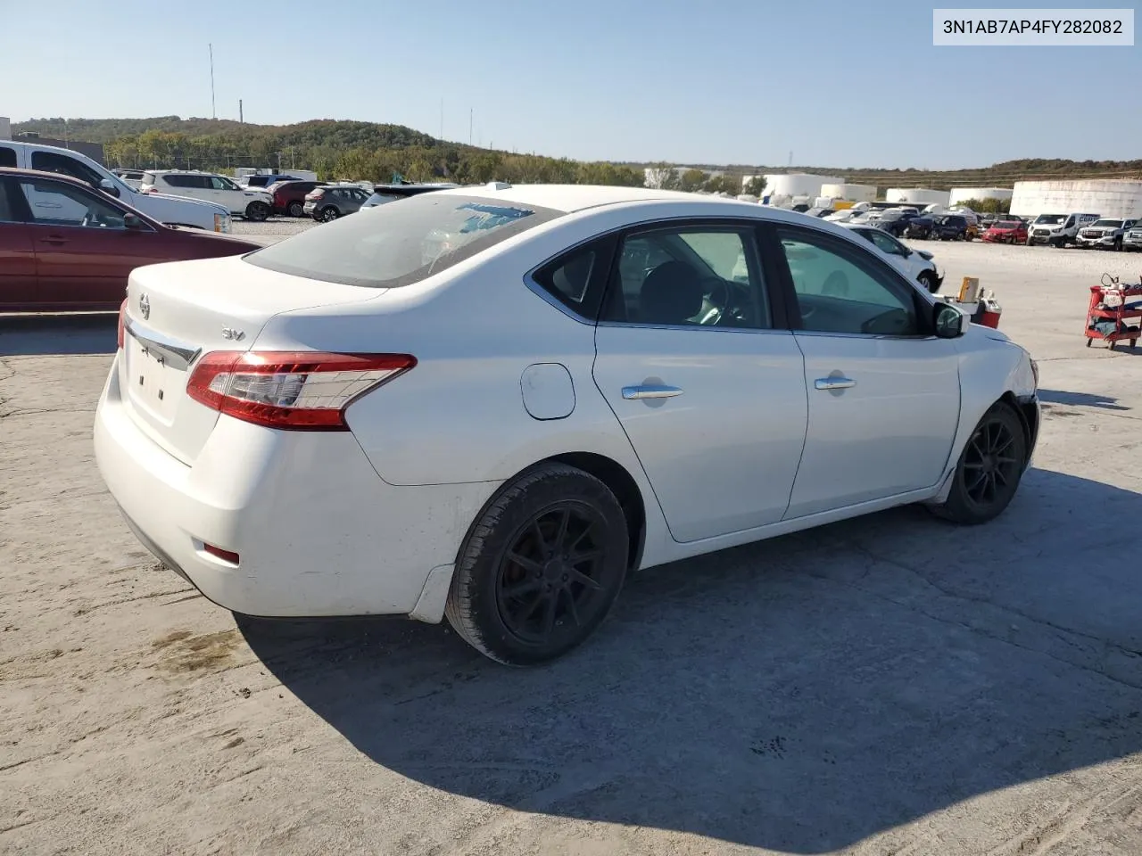 2015 Nissan Sentra S VIN: 3N1AB7AP4FY282082 Lot: 76680364