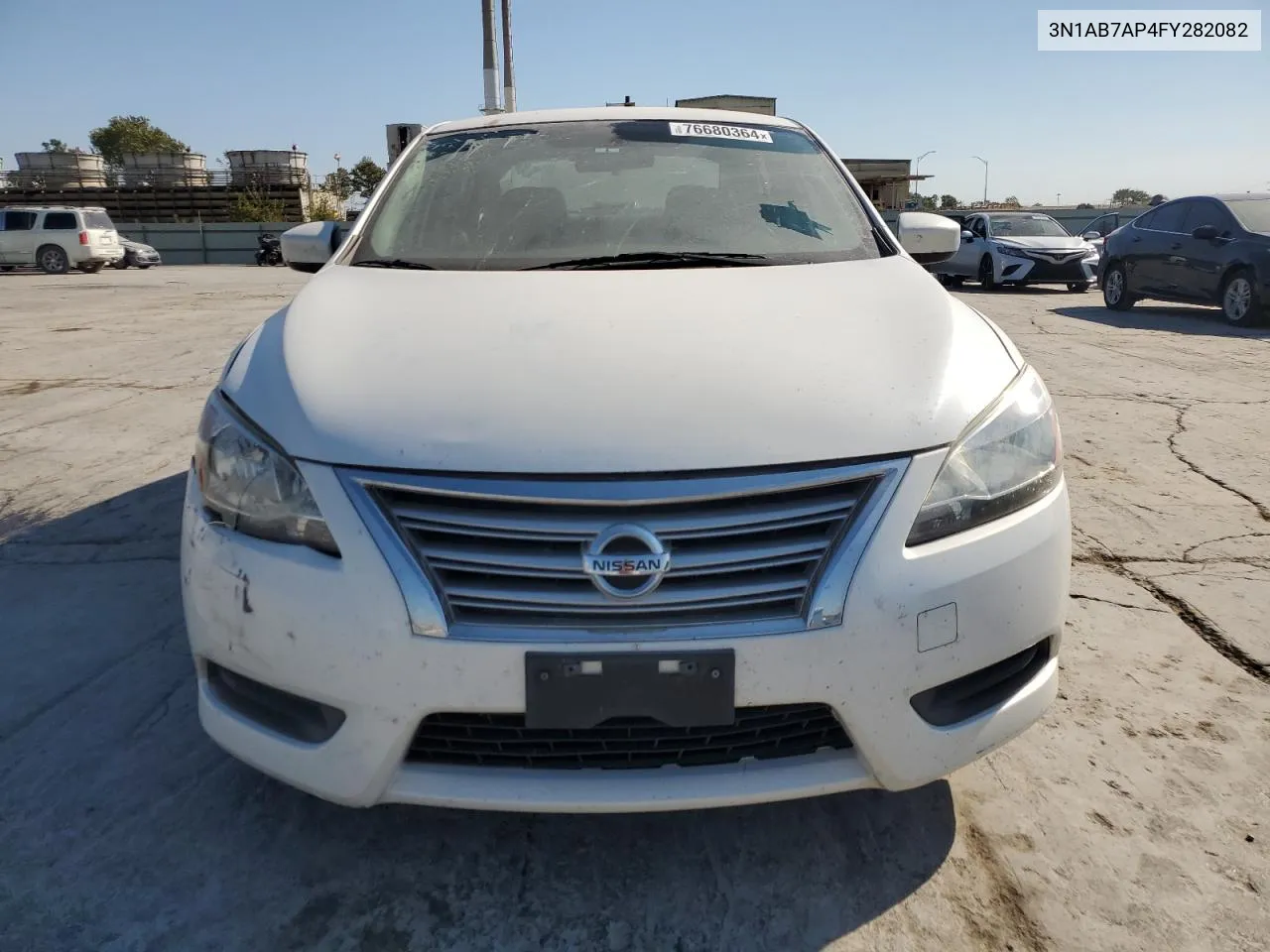 2015 Nissan Sentra S VIN: 3N1AB7AP4FY282082 Lot: 76680364