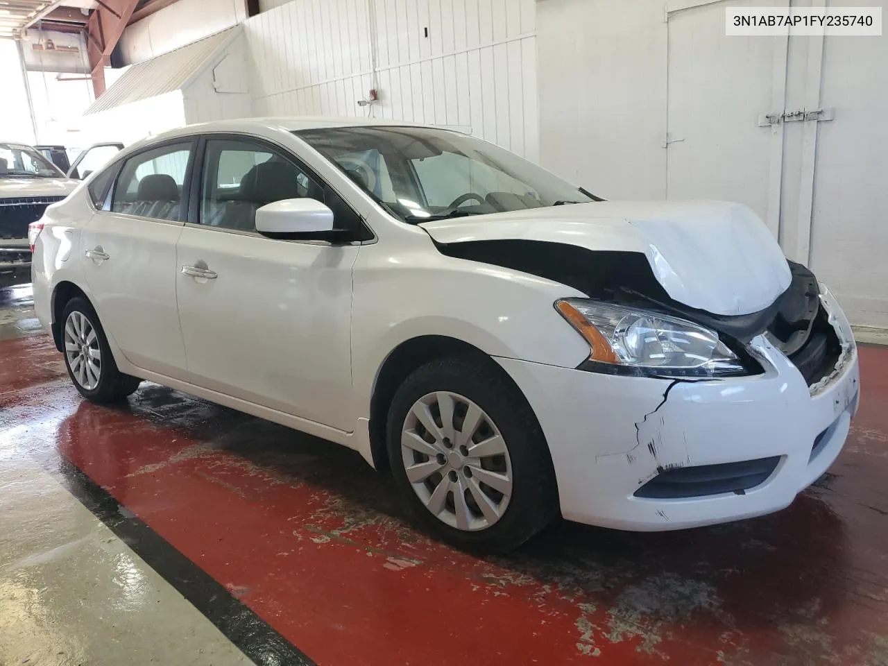 2015 Nissan Sentra S VIN: 3N1AB7AP1FY235740 Lot: 76796584