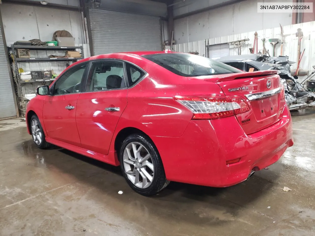 2015 Nissan Sentra S VIN: 3N1AB7AP8FY302284 Lot: 76840404