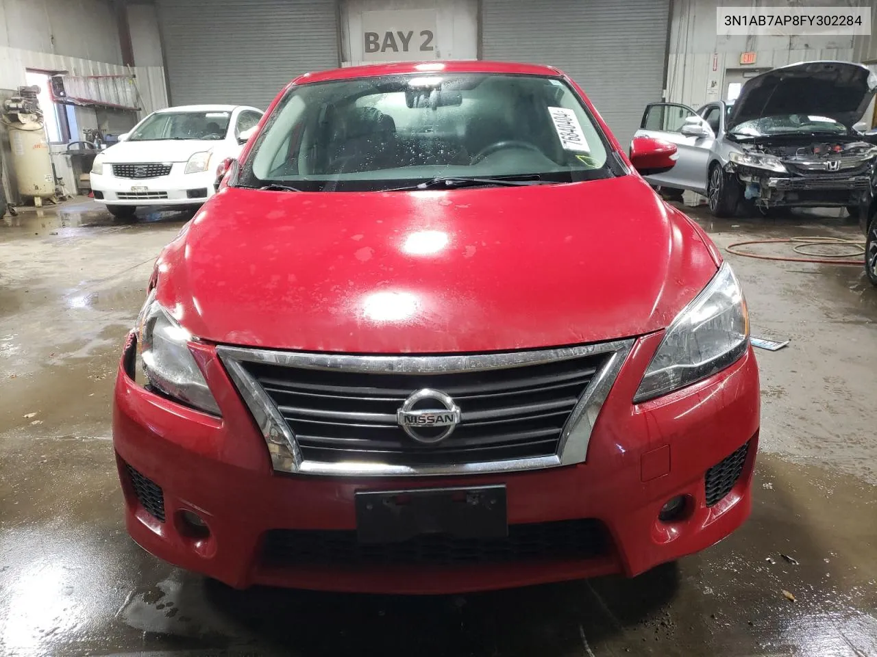 2015 Nissan Sentra S VIN: 3N1AB7AP8FY302284 Lot: 76840404