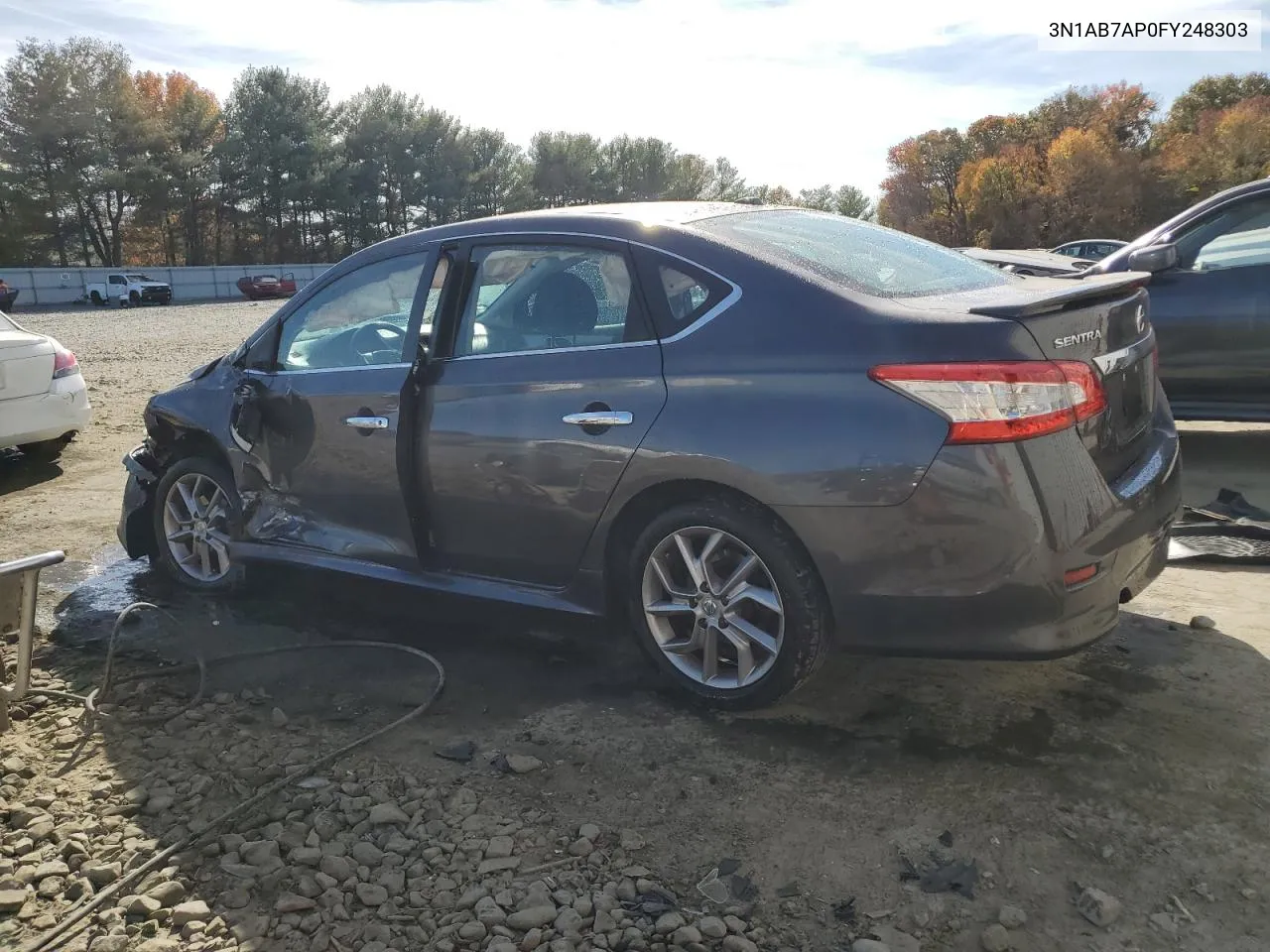 2015 Nissan Sentra S VIN: 3N1AB7AP0FY248303 Lot: 76886384