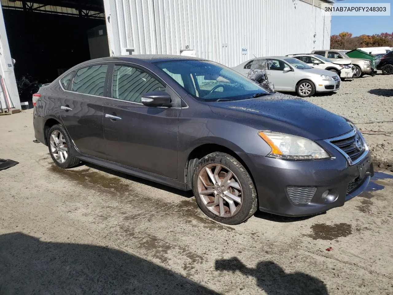 2015 Nissan Sentra S VIN: 3N1AB7AP0FY248303 Lot: 76886384