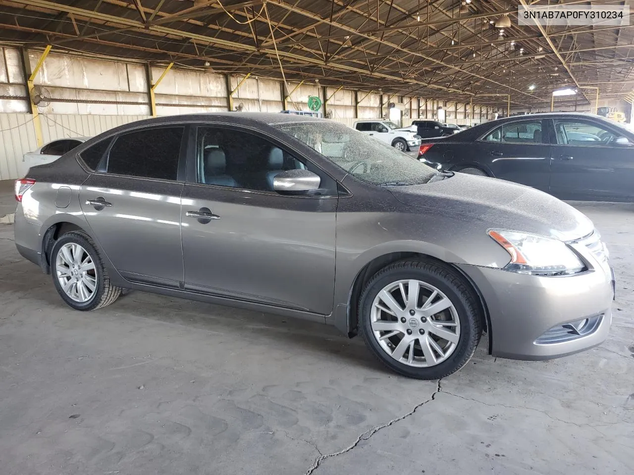 2015 Nissan Sentra S VIN: 3N1AB7AP0FY310234 Lot: 76938724