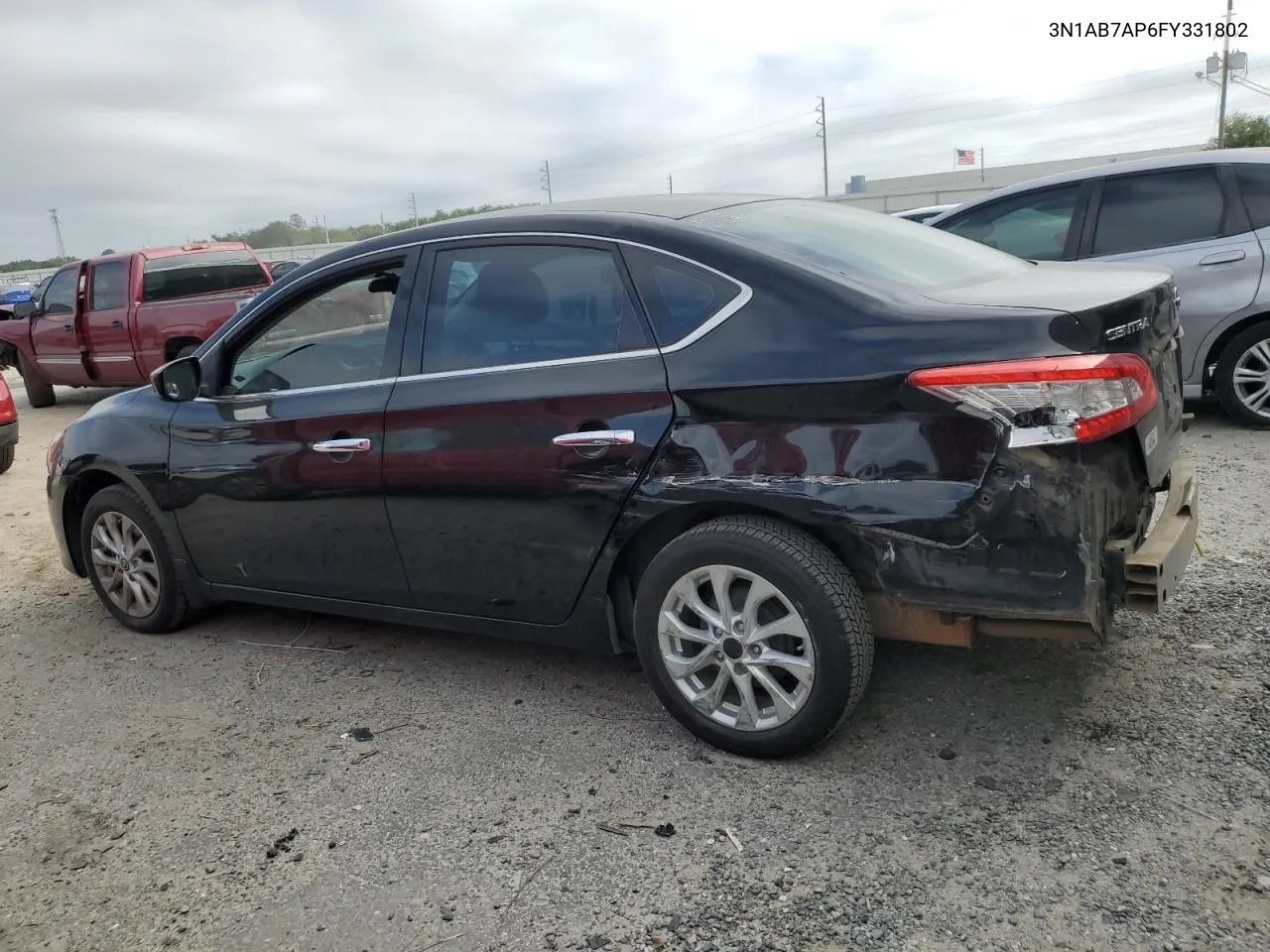 2015 Nissan Sentra S VIN: 3N1AB7AP6FY331802 Lot: 76948784