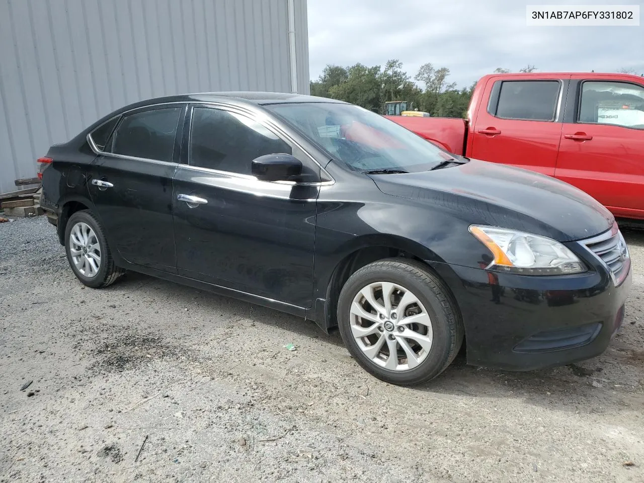 2015 Nissan Sentra S VIN: 3N1AB7AP6FY331802 Lot: 76948784