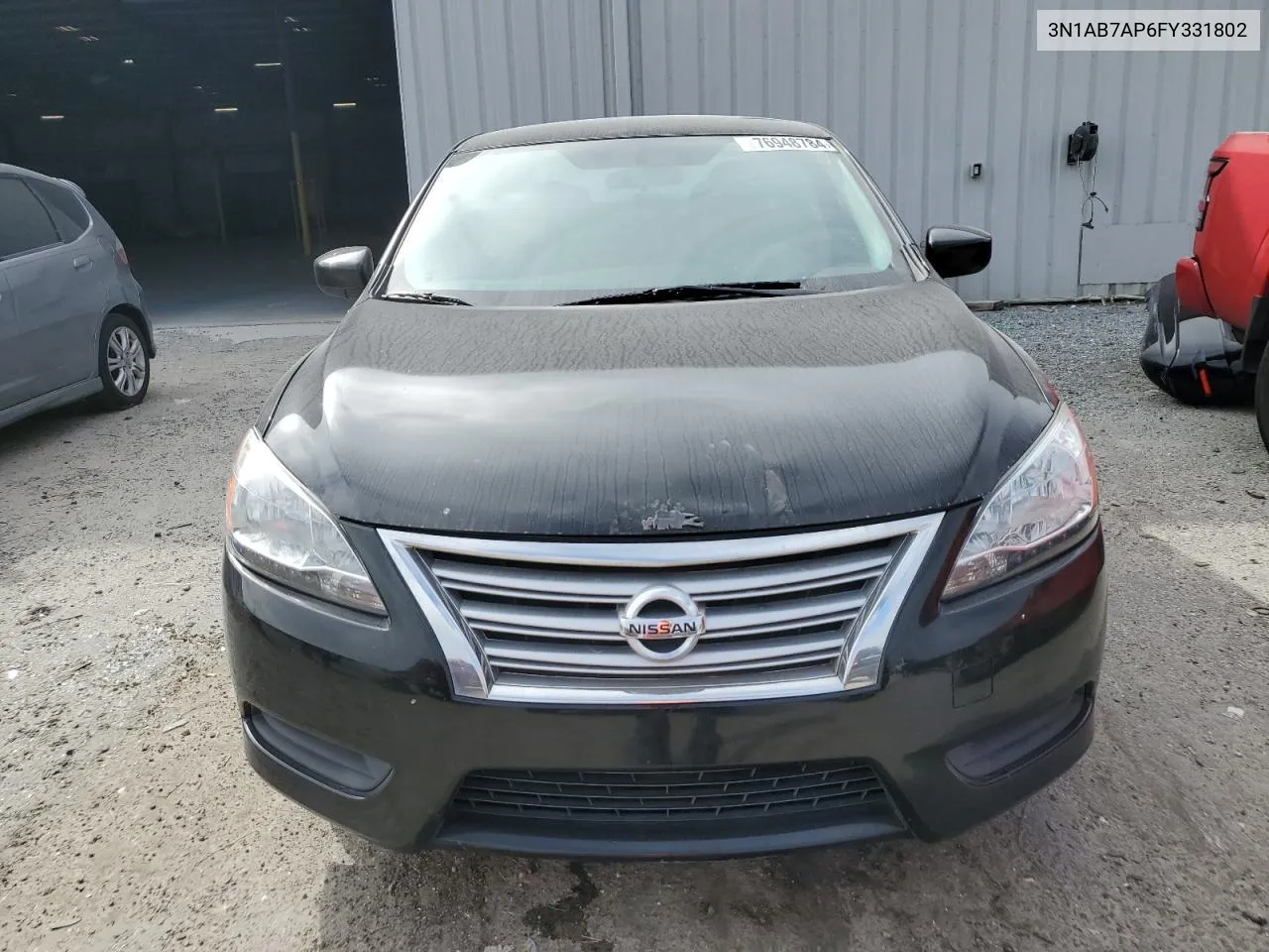 2015 Nissan Sentra S VIN: 3N1AB7AP6FY331802 Lot: 76948784