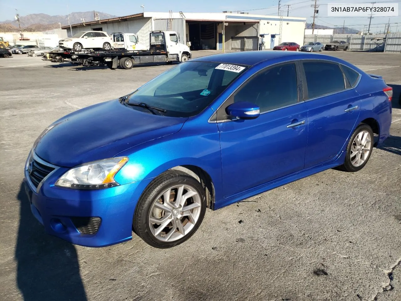 2015 Nissan Sentra S VIN: 3N1AB7AP6FY328074 Lot: 77013394