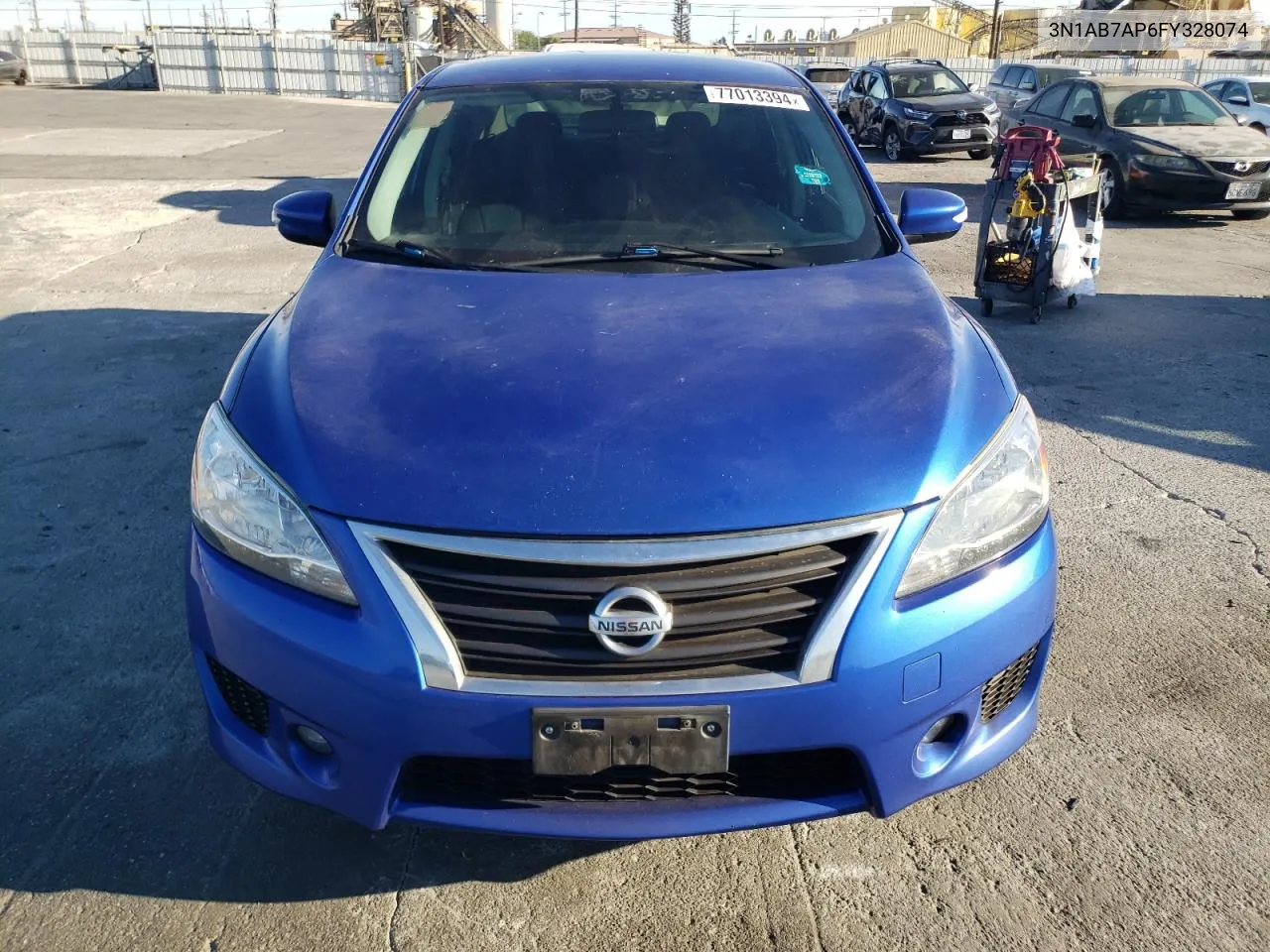 2015 Nissan Sentra S VIN: 3N1AB7AP6FY328074 Lot: 77013394