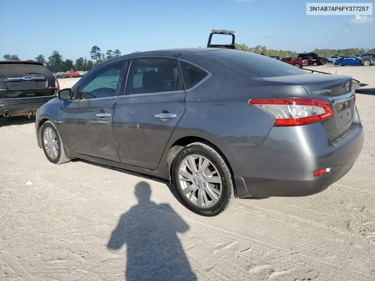 2015 Nissan Sentra S VIN: 3N1AB7AP6FY377257 Lot: 77193414