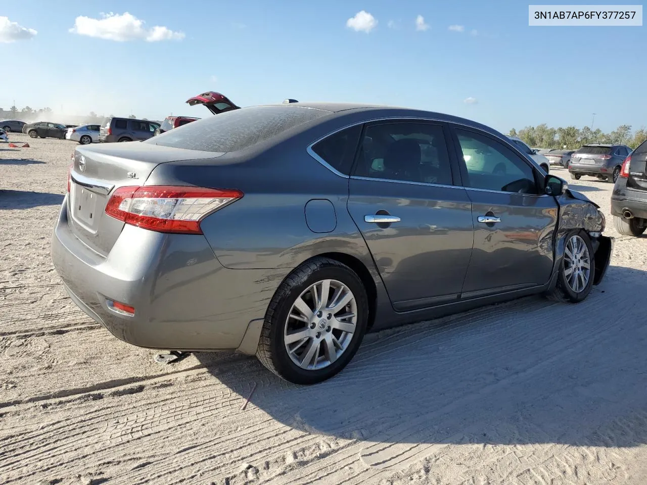 2015 Nissan Sentra S VIN: 3N1AB7AP6FY377257 Lot: 77193414