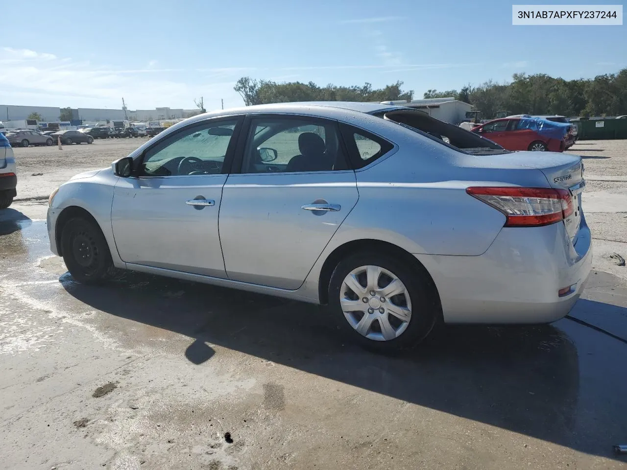 2015 Nissan Sentra S VIN: 3N1AB7APXFY237244 Lot: 77255004