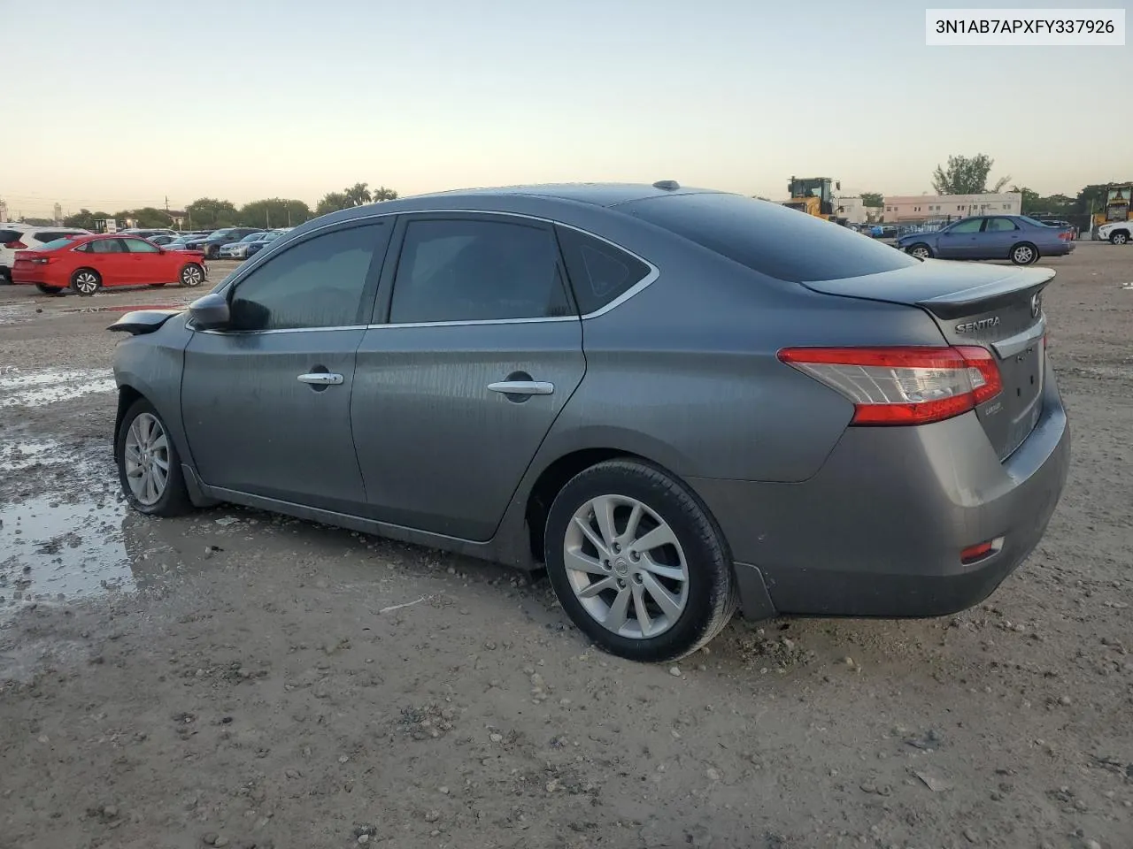 2015 Nissan Sentra S VIN: 3N1AB7APXFY337926 Lot: 77490244