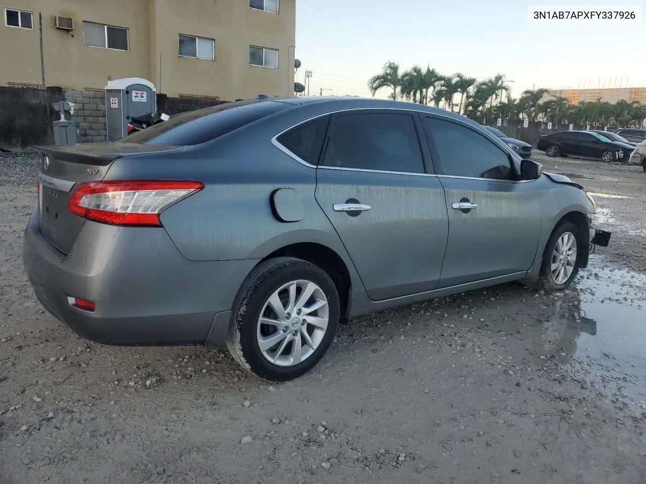 2015 Nissan Sentra S VIN: 3N1AB7APXFY337926 Lot: 77490244