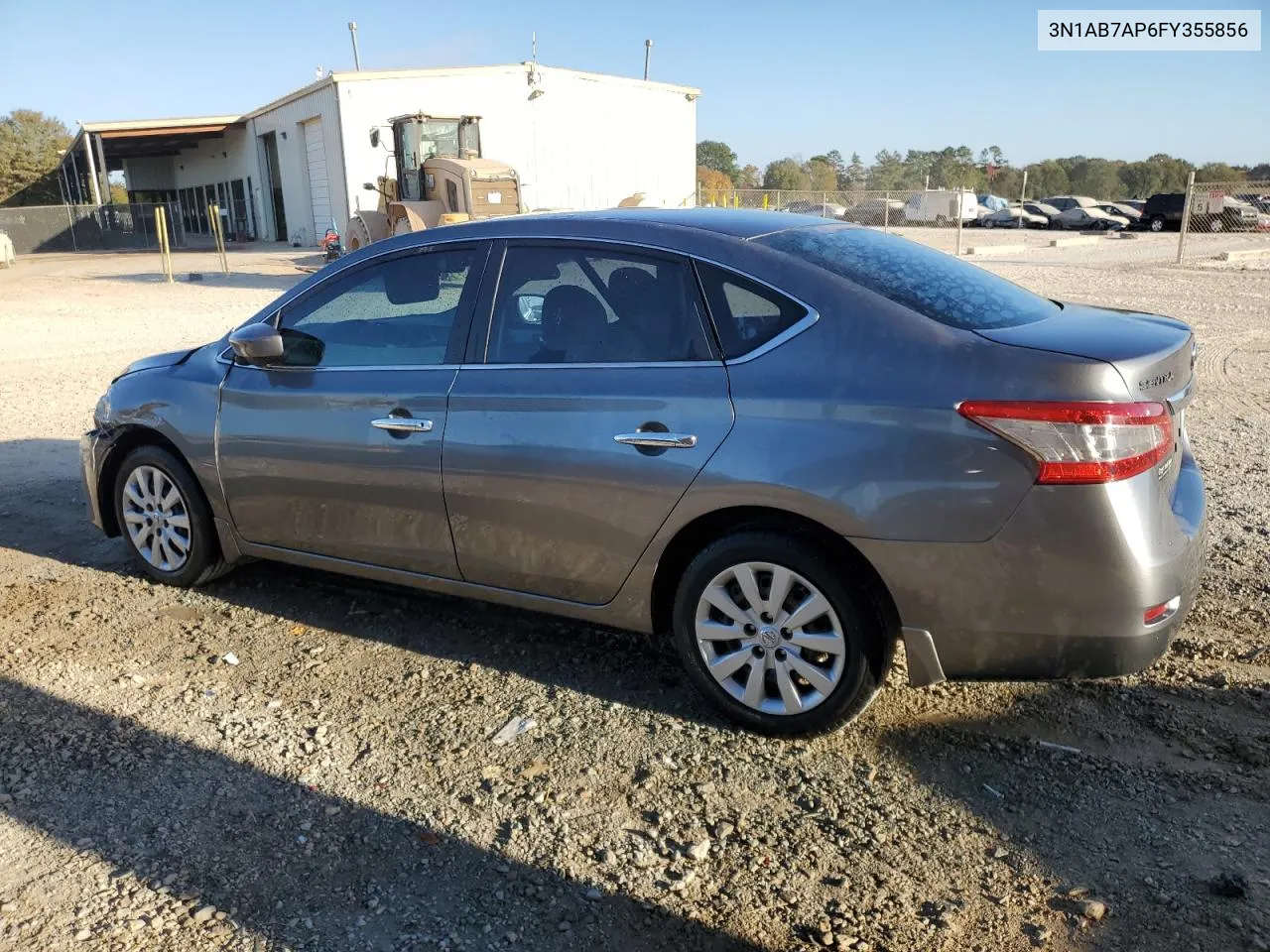 2015 Nissan Sentra S VIN: 3N1AB7AP6FY355856 Lot: 77663804