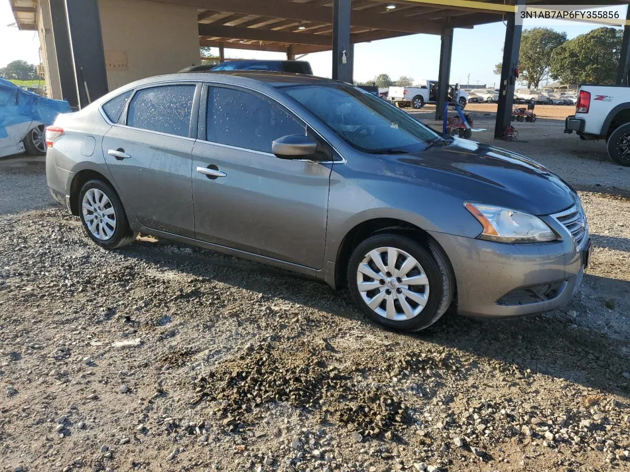 2015 Nissan Sentra S VIN: 3N1AB7AP6FY355856 Lot: 77663804