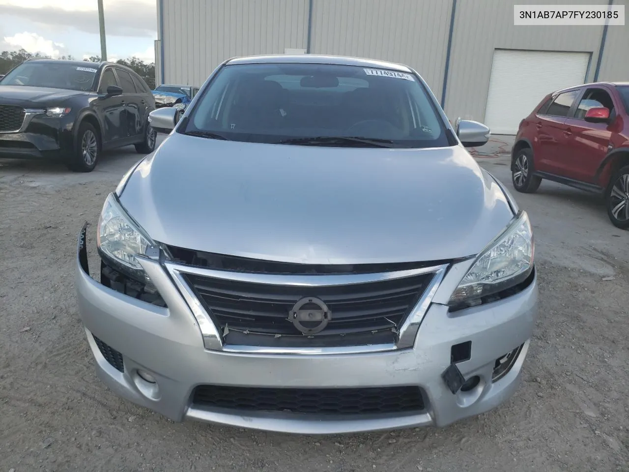 2015 Nissan Sentra S VIN: 3N1AB7AP7FY230185 Lot: 77749744