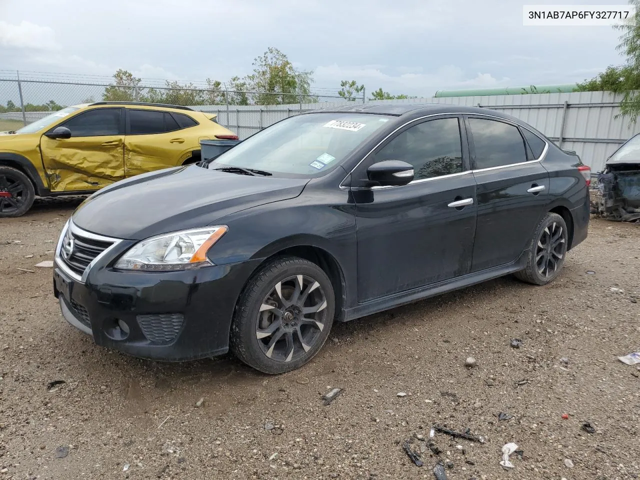 2015 Nissan Sentra S VIN: 3N1AB7AP6FY327717 Lot: 77832234