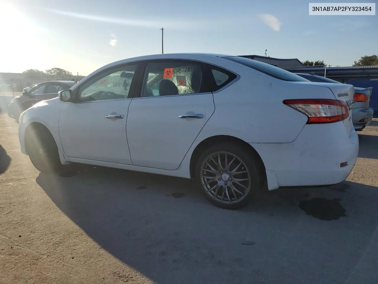 2015 Nissan Sentra S VIN: 3N1AB7AP2FY323454 Lot: 77895094