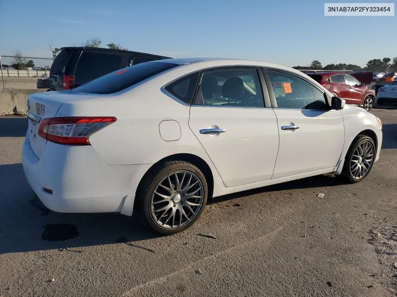 2015 Nissan Sentra S VIN: 3N1AB7AP2FY323454 Lot: 77895094