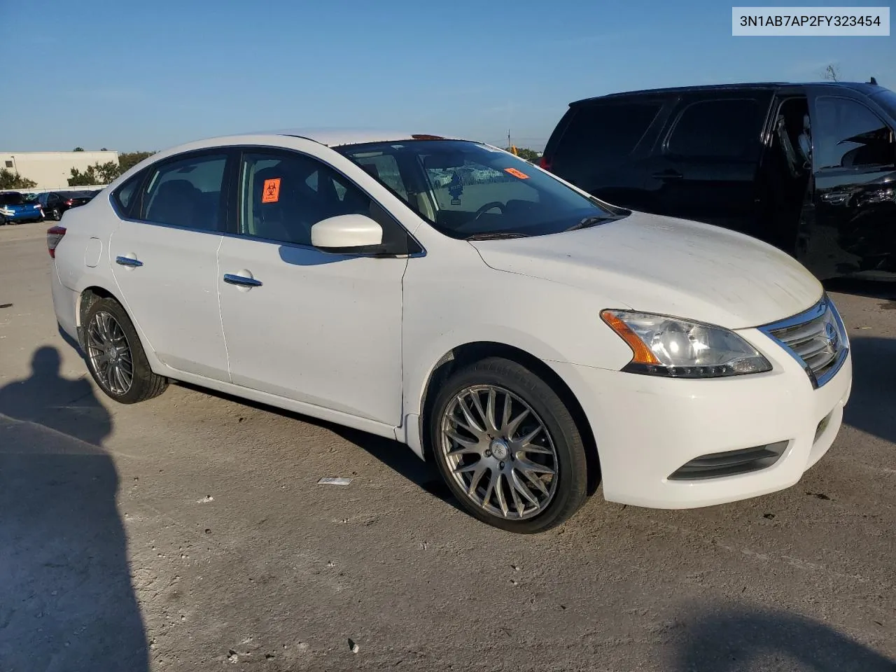 2015 Nissan Sentra S VIN: 3N1AB7AP2FY323454 Lot: 77895094