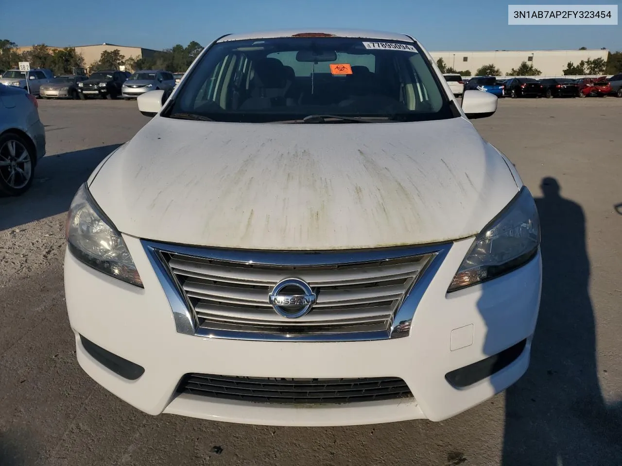 2015 Nissan Sentra S VIN: 3N1AB7AP2FY323454 Lot: 77895094