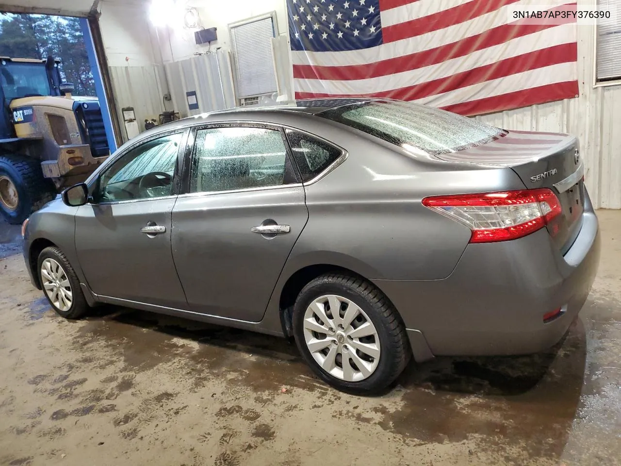 2015 Nissan Sentra S VIN: 3N1AB7AP3FY376390 Lot: 77954524