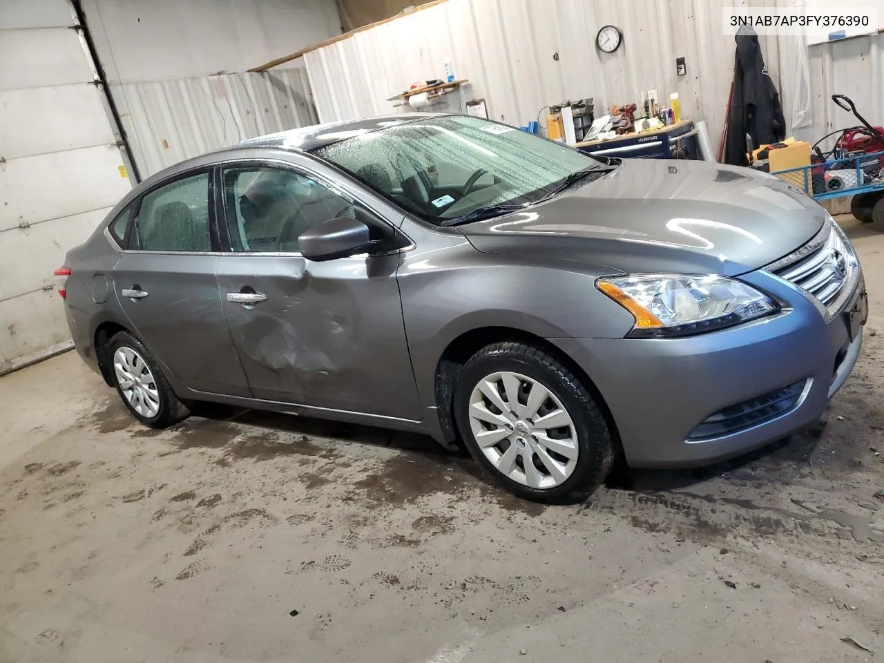 2015 Nissan Sentra S VIN: 3N1AB7AP3FY376390 Lot: 77954524