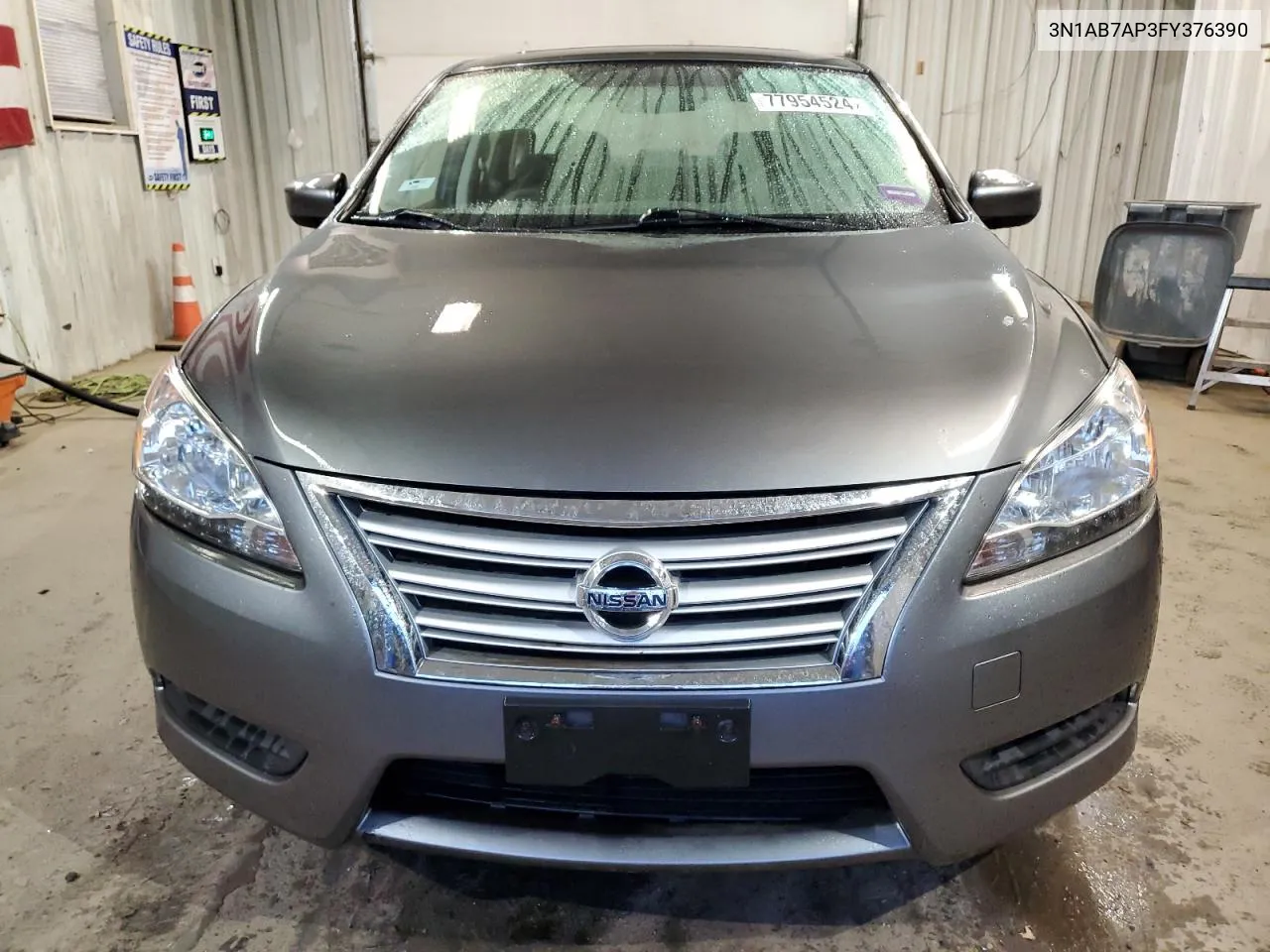 2015 Nissan Sentra S VIN: 3N1AB7AP3FY376390 Lot: 77954524