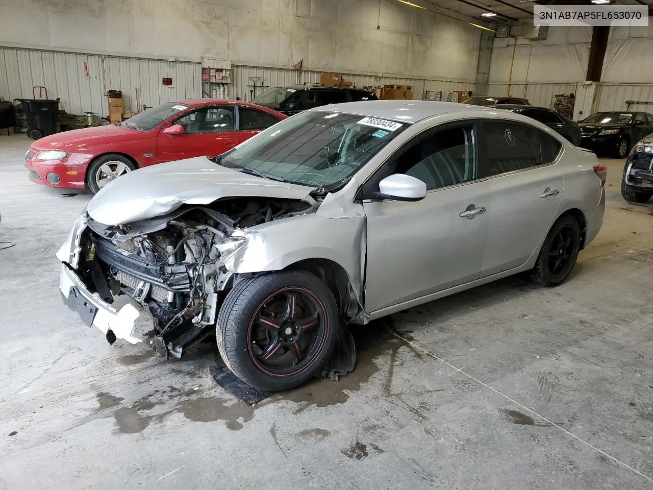 2015 Nissan Sentra S VIN: 3N1AB7AP5FL653070 Lot: 78030434