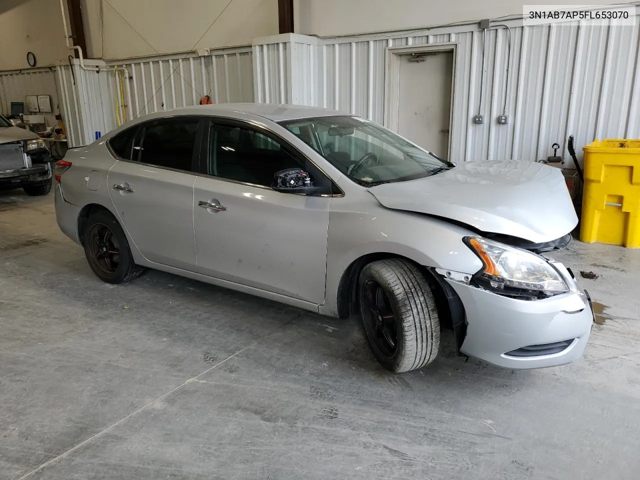 2015 Nissan Sentra S VIN: 3N1AB7AP5FL653070 Lot: 78030434