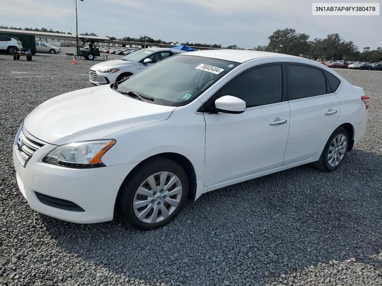 2015 Nissan Sentra S VIN: 3N1AB7AP4FY380478 Lot: 78045404