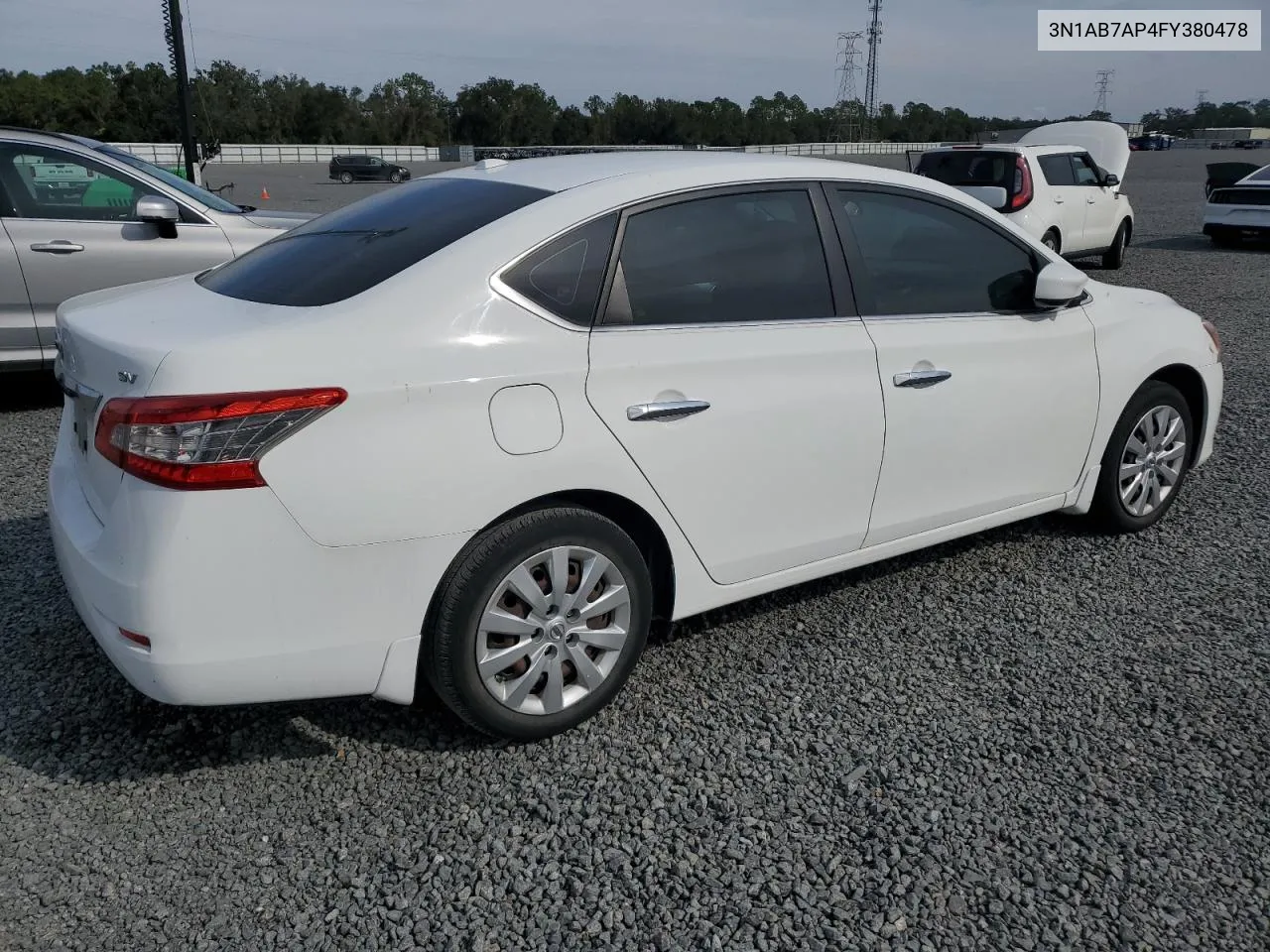 2015 Nissan Sentra S VIN: 3N1AB7AP4FY380478 Lot: 78045404