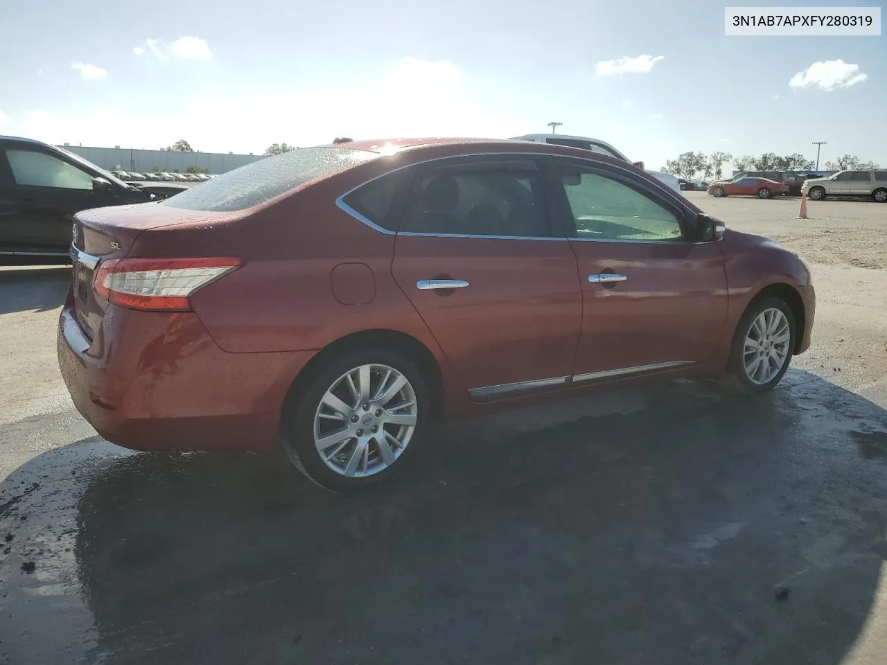 2015 Nissan Sentra S VIN: 3N1AB7APXFY280319 Lot: 78138944