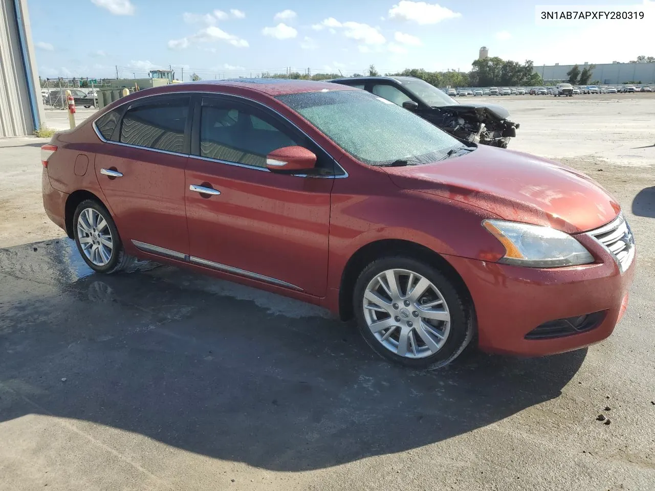 2015 Nissan Sentra S VIN: 3N1AB7APXFY280319 Lot: 78138944