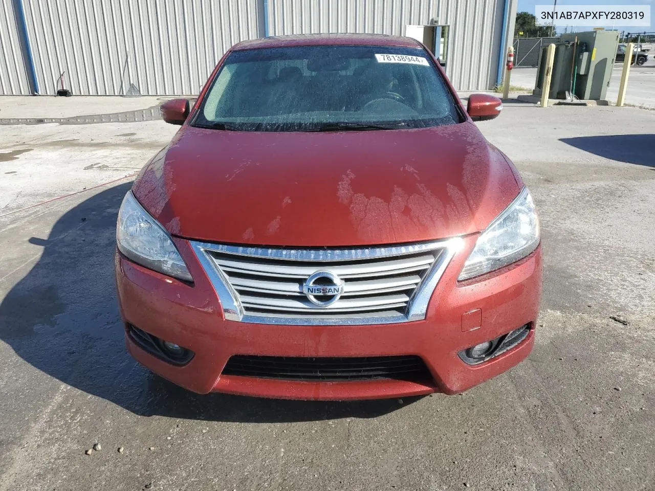 2015 Nissan Sentra S VIN: 3N1AB7APXFY280319 Lot: 78138944