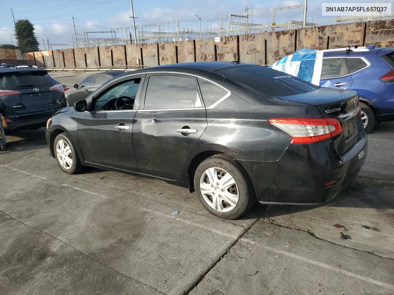 2015 Nissan Sentra S VIN: 3N1AB7AP5FL657037 Lot: 78178614