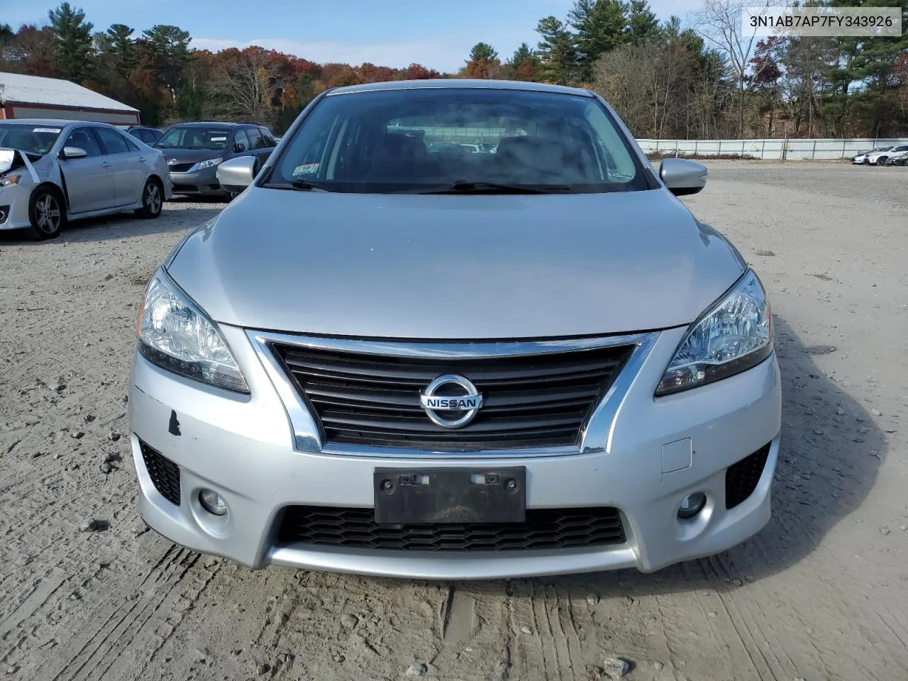 2015 Nissan Sentra S VIN: 3N1AB7AP7FY343926 Lot: 78254864