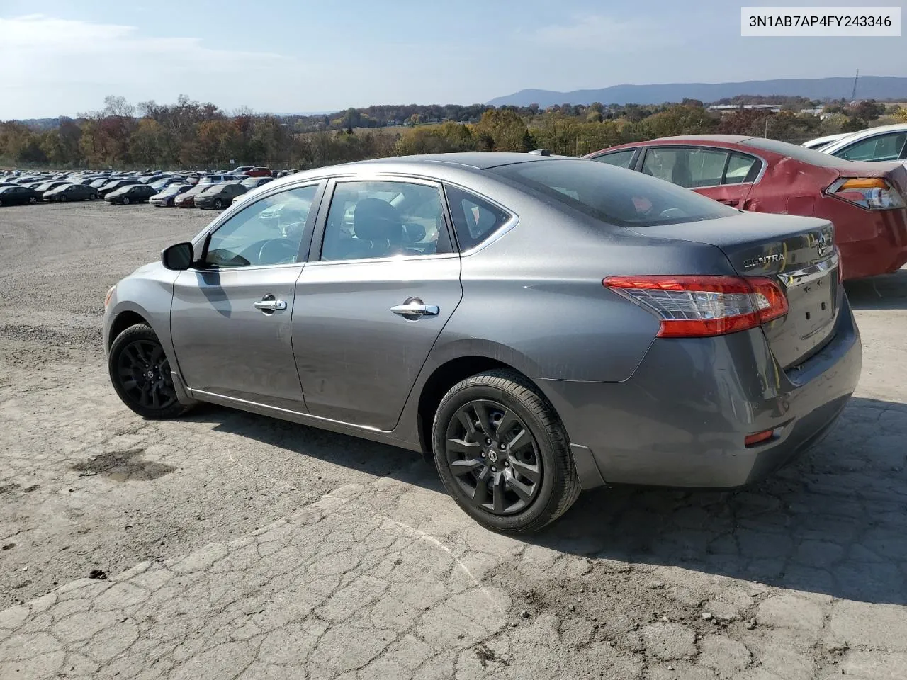 2015 Nissan Sentra S VIN: 3N1AB7AP4FY243346 Lot: 78333224