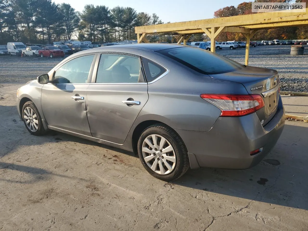 2015 Nissan Sentra S VIN: 3N1AB7AP4FY313542 Lot: 78361094