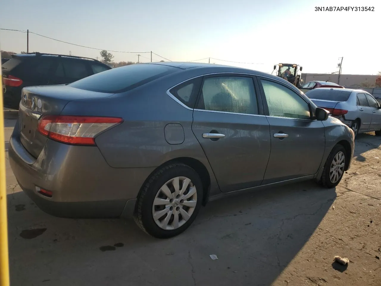 2015 Nissan Sentra S VIN: 3N1AB7AP4FY313542 Lot: 78361094