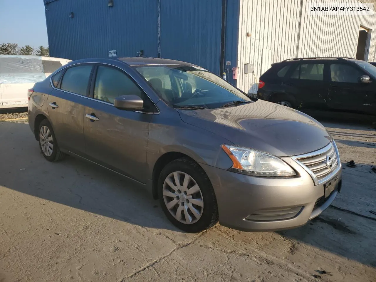 2015 Nissan Sentra S VIN: 3N1AB7AP4FY313542 Lot: 78361094