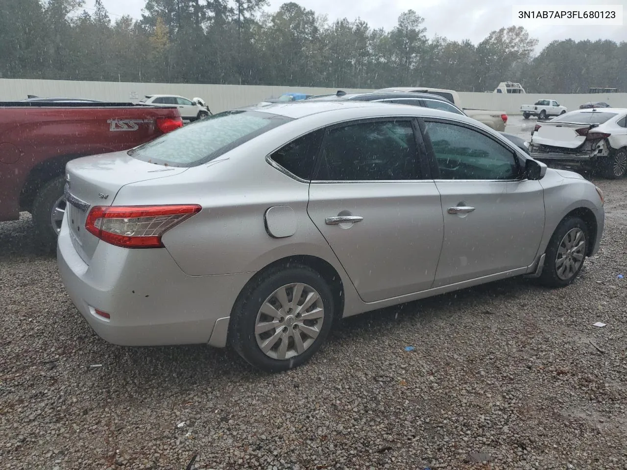 2015 Nissan Sentra S VIN: 3N1AB7AP3FL680123 Lot: 78393324