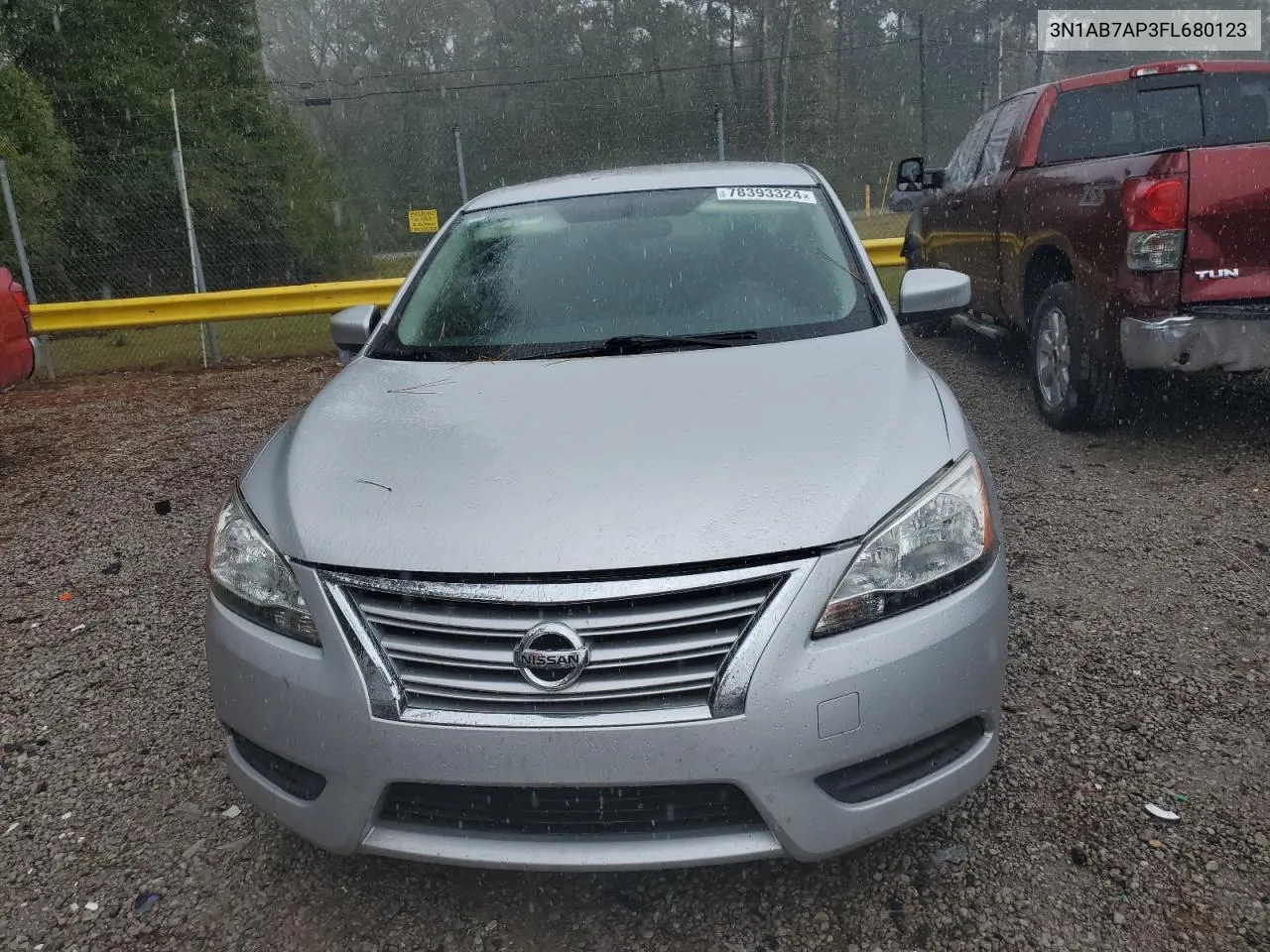 2015 Nissan Sentra S VIN: 3N1AB7AP3FL680123 Lot: 78393324