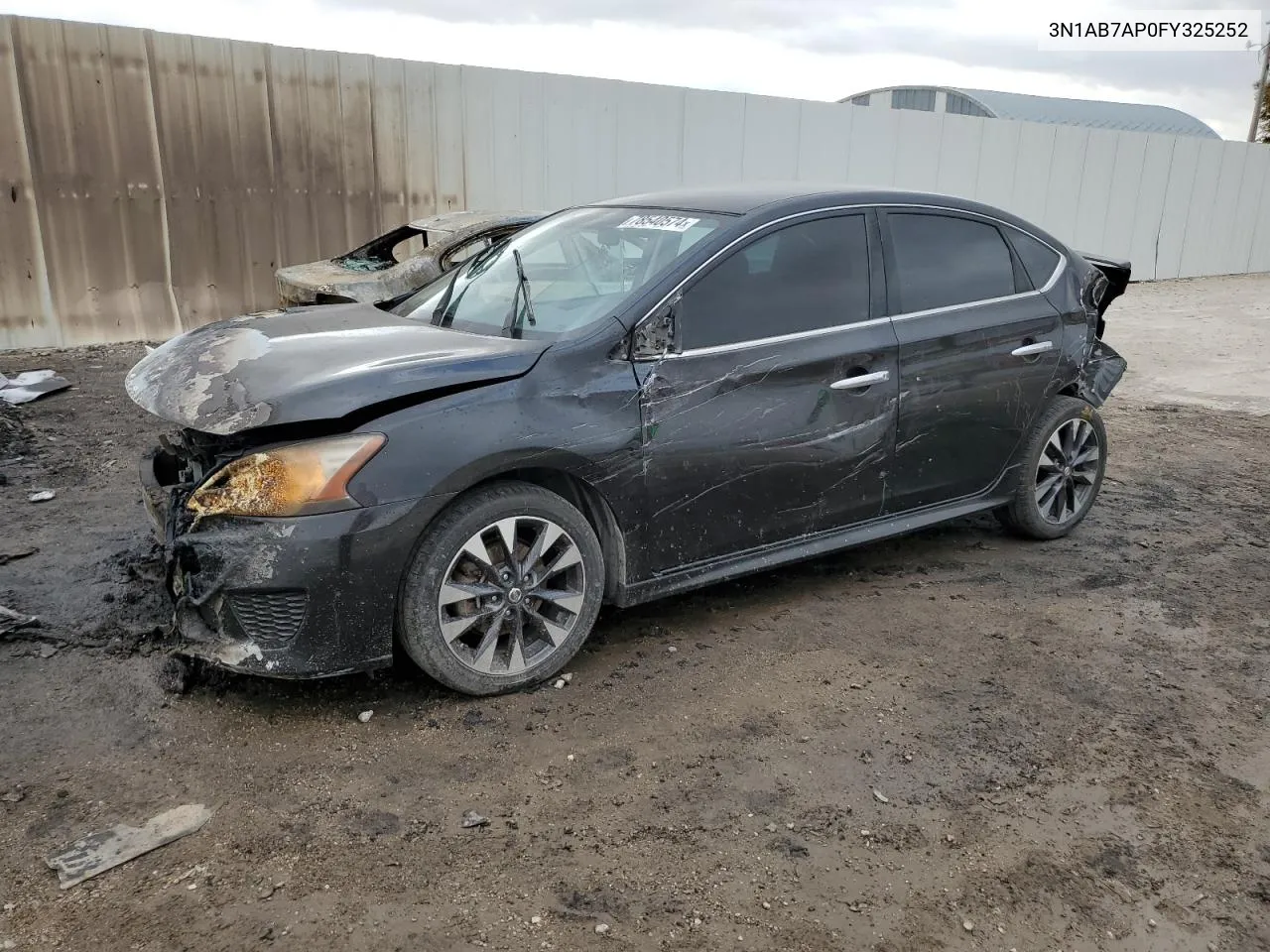 2015 Nissan Sentra S VIN: 3N1AB7AP0FY325252 Lot: 78540574