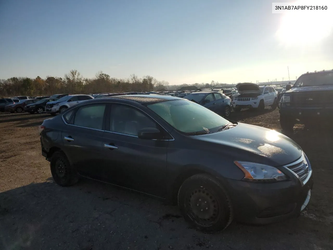 2015 Nissan Sentra S VIN: 3N1AB7AP8FY218160 Lot: 78591334